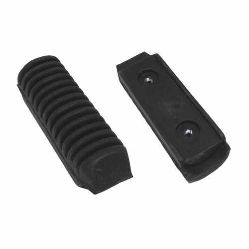 Footrest front rubber fits - front,