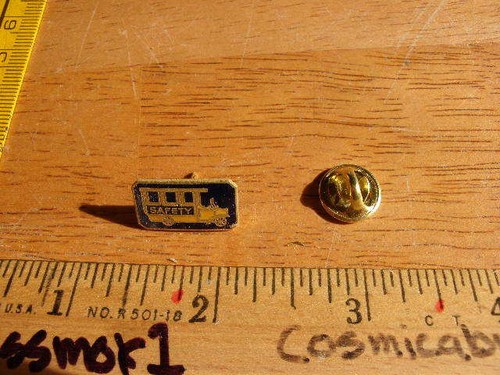 1980s pin tie tac - , safety