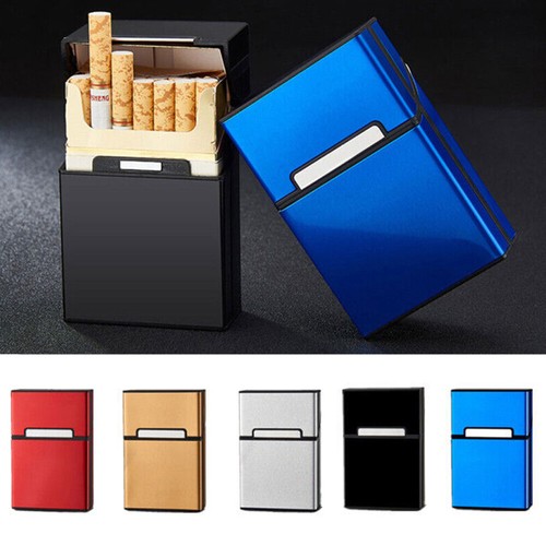 Cigarette case metal - metal, tobacco