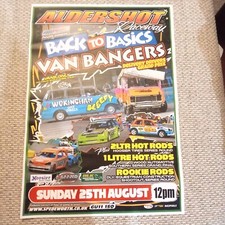 Aldershot Stock Car Meeting Poster