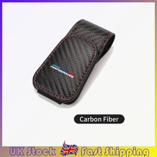 For BMW Car Sun Visor Sunglasses Magnetic Leather holder Eyeglass Hanger Clip