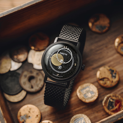 Black raketa copernicus - black,