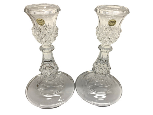 Pair glass crystal arques - glass, d'arques