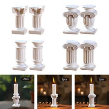 2Pcs Roman Pillar Greek
