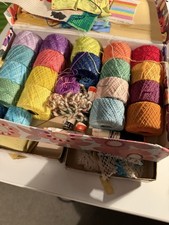 Vintage Girls Cardboard Sewing