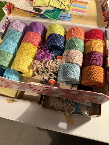 Vintage girls cardboard sewing - vintage,