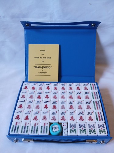 Mahjong set 148 yellow - mahjong,