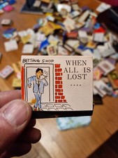 Betting shop pop out match box