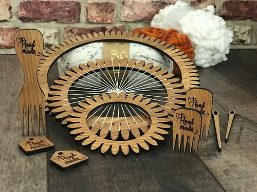 Weaving loom rings - weaving,