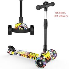 Kids Scooter Folding Kick 3 Wheel Scooter for Toddlers with Light Up Wheels