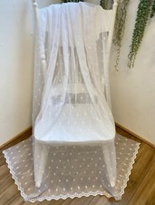 White silk embroidered single - white,
