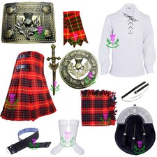 Scottish Kilt Outfit Set