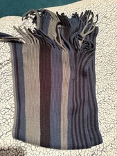 Men's Grey and Blue Strip