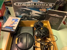 boxed Sega Mega Drive Console