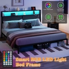 Queen Full Platform Bed Frame