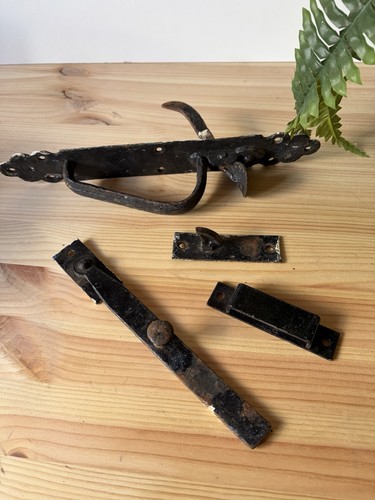 Antique wrought iron door - wrought,