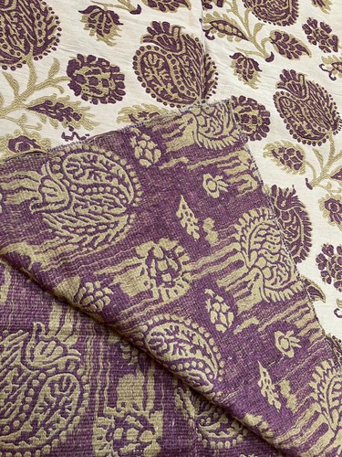 Fabric crewel stitched - fabric, very