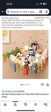Ikeelo Teddy Hammock Storage Net Boho Style for Stuffed Animals