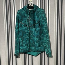 Green/ turquoise camo Nike tech fleece ? without tags Hoodie Size Small