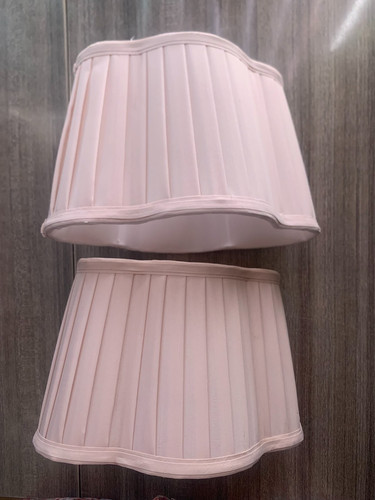 1980 pair pastel pink - pair, of