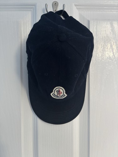 Moncler baseball cap navy - cap, in