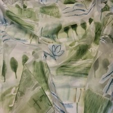 Organza Burnout Fabric Floral