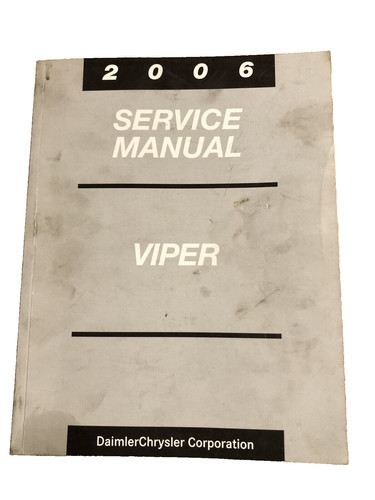 Dodge viper 2006 oem shop - viper,