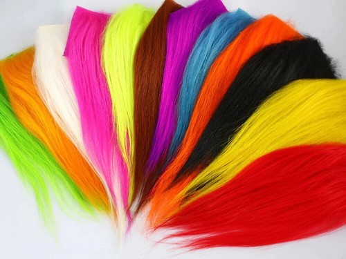 Goat hair fly tying - hair, grade