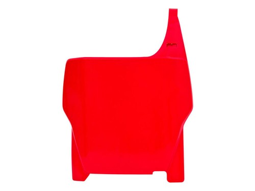 Rtech front number plate red - number,