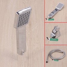 Square Chrome Shower Head Kit