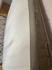 IKEA Double Hamarvik Sprung Mattress  Firm White 135x190cm