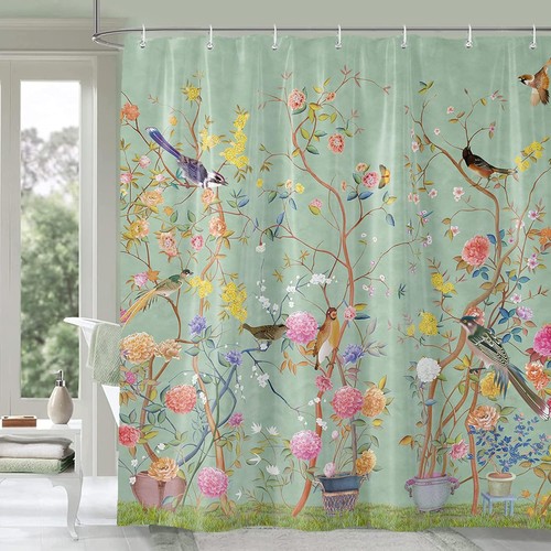 Shower curtain green - shower,