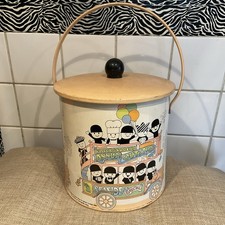 VINTAGE RARE HOMEPRIDE BISCUIT BARREL FLOURGRADERS ANNUAL OUTING need asap sale