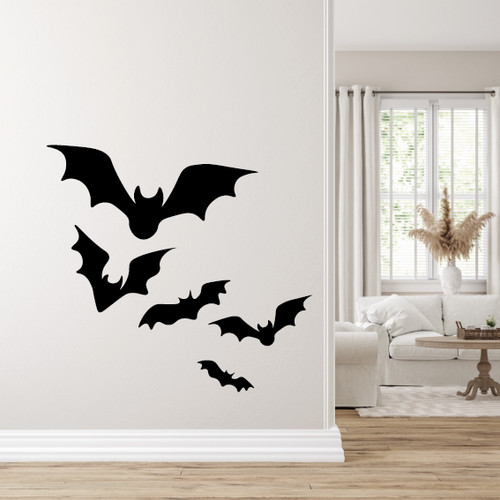 Bat wall sticker halloween - sticker,