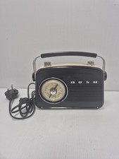 Bush Classic AM/FM Retro Radio Black Model AM66 Vintage Style Portable Radio 