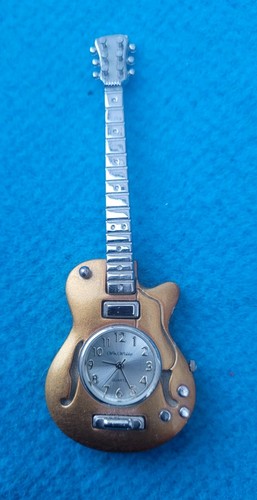 Quartz guitar table clock - quartz,
