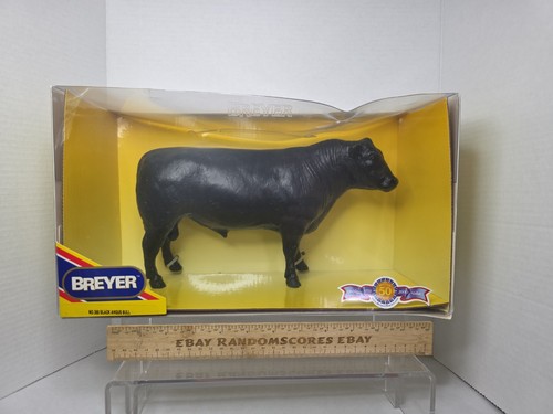 Breyer vintage black angus - breyer,
