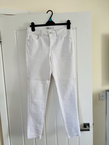 Zara white cropped jeans - cropped, –