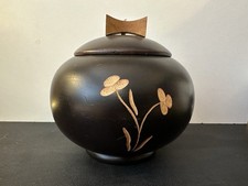 Vintage ebonised turned - ebonised,