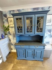 Large Solid Welsh Dresser Painted Navy Blue,