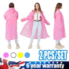 2X Clear Waterproof Poncho