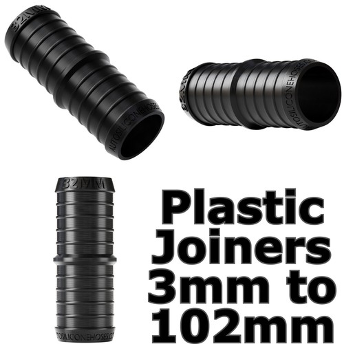 Plastic hose joiners 3mm - plastic,