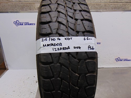 215 tyre part worn - 215/70/16,