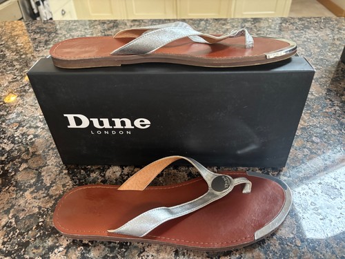 Dune flipflop silver with - dune, flipflop,