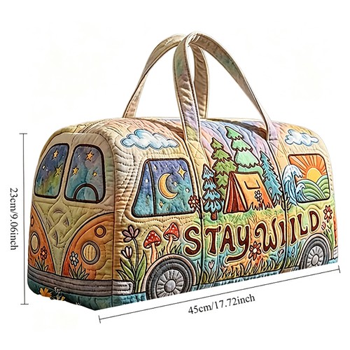 Cute quilted camper - quilted, van