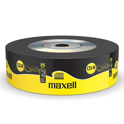 Maxell blank discs 25 - cd-r, (25