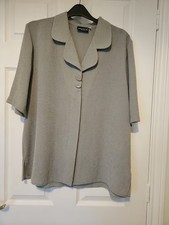 Size 18 Ladies Silver Grey Blouse