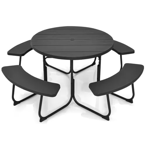 Black round picnic - 75,