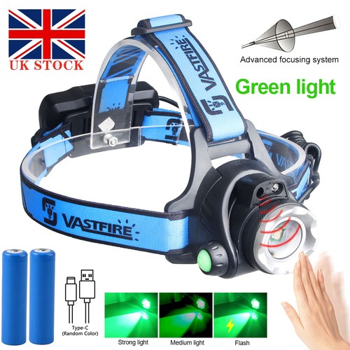 Hunting led head torch green - hunting,