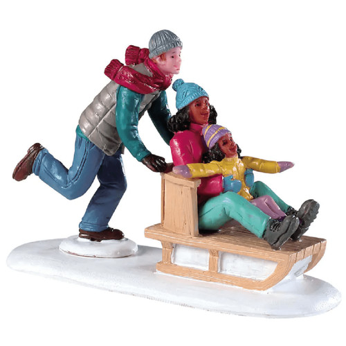 Lemax figurines family snow - lemax,